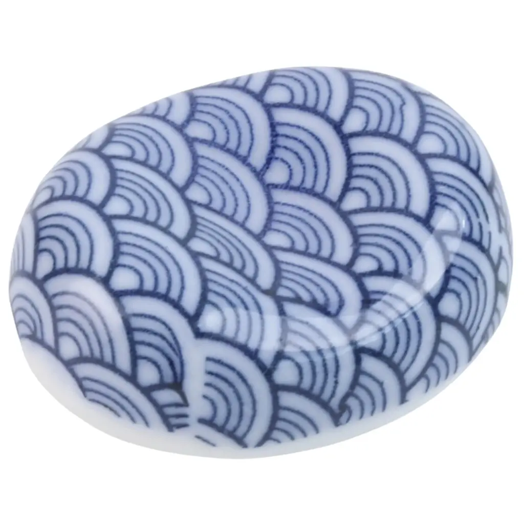 Chopstick Rest (Bean Shape Wave Pattern)