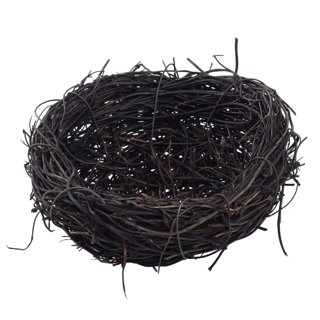 飾り用鳥の巣 15 cm