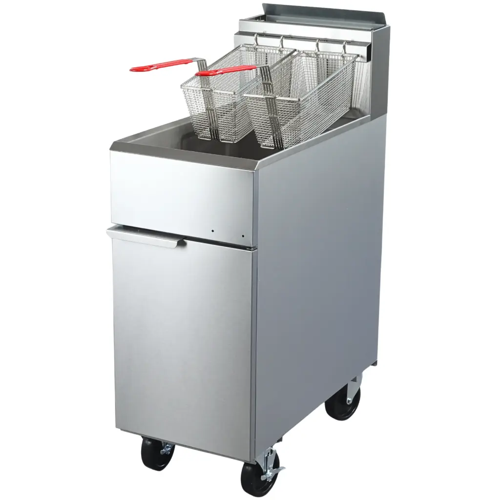 Floor-Standing Gas Fryer 30,000x4 BTU