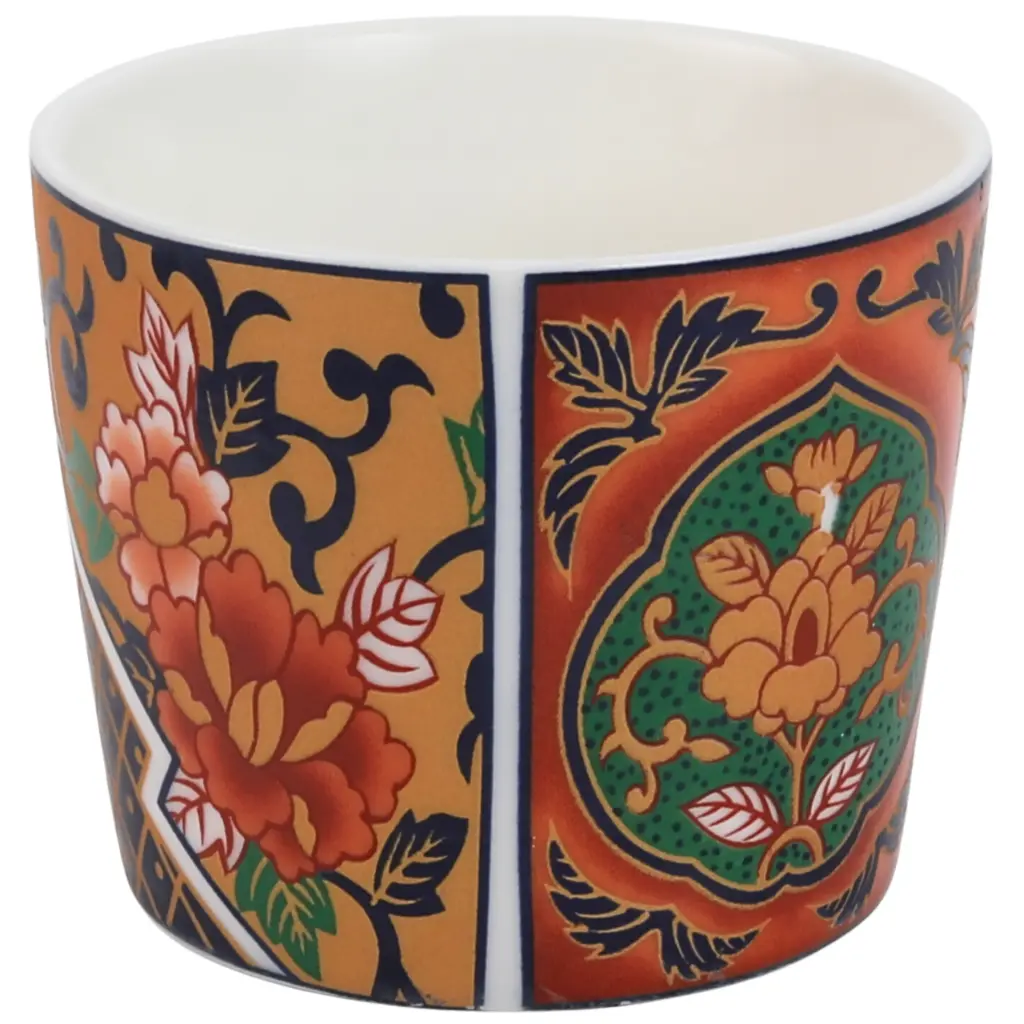 タンブラー 2.5" (黄花柄)