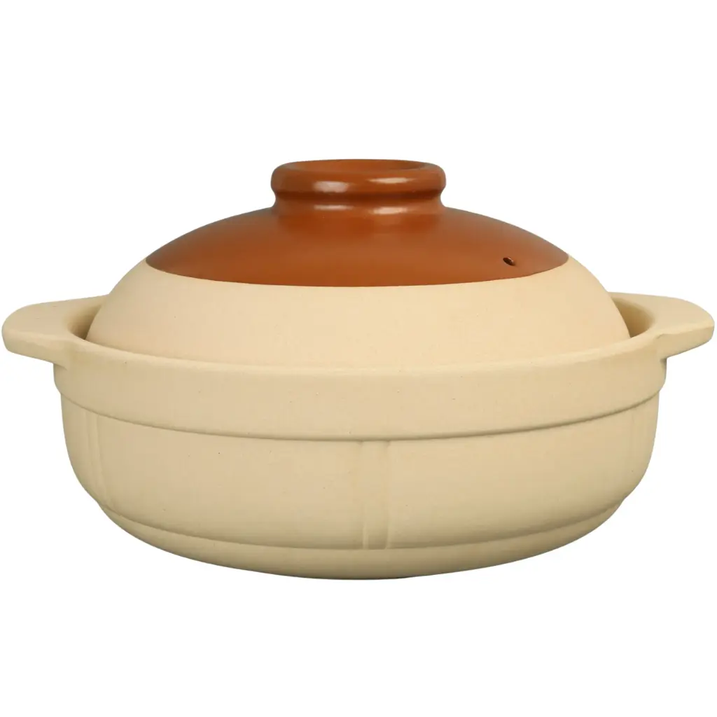 Heat-Resistant Two-Handle Clay Pots