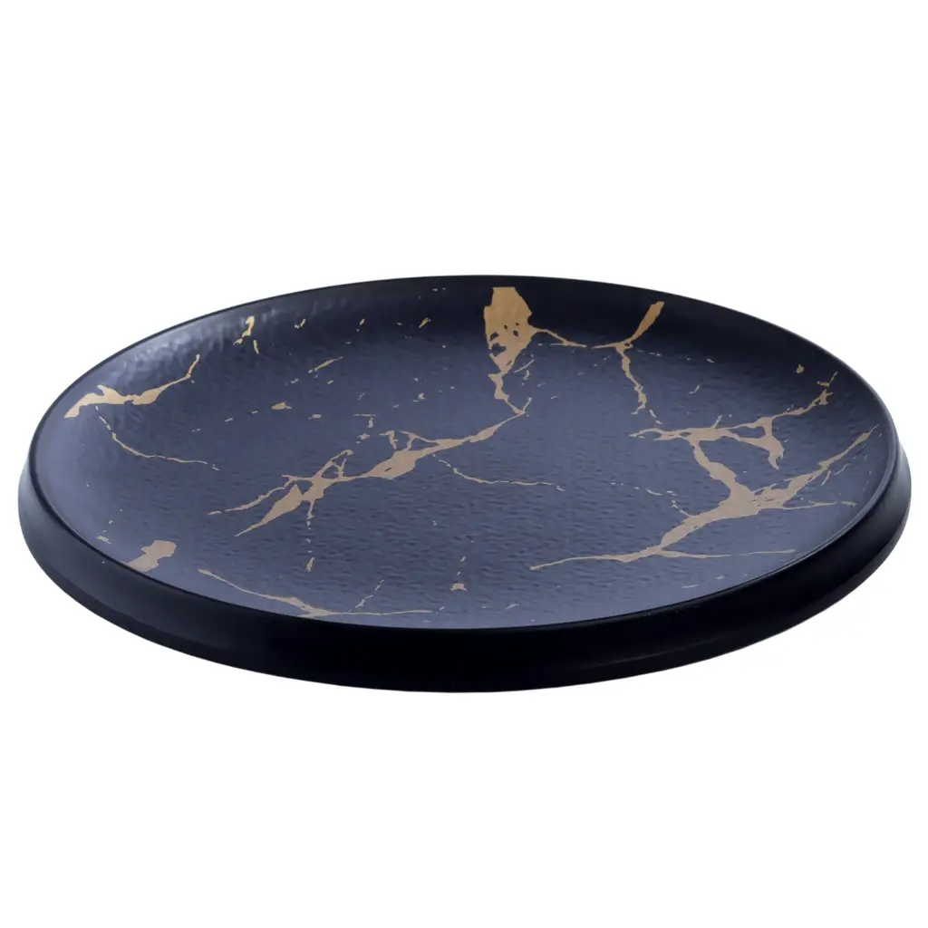 Black Marble Melamine Tableware