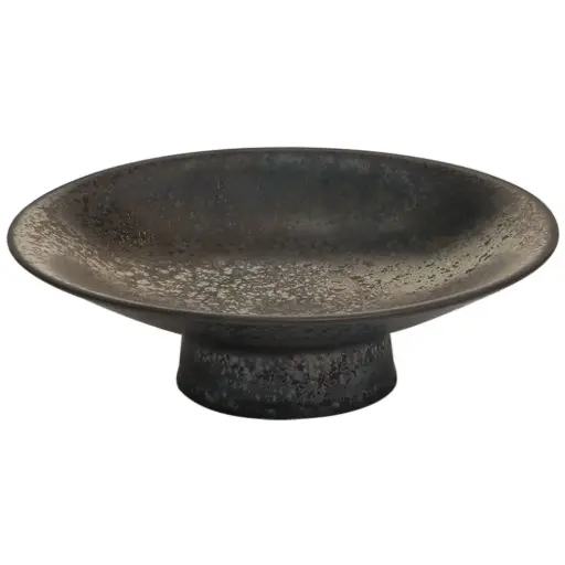 [CRM0893] Pedestal Tray 18 cm (Brown Sugar)