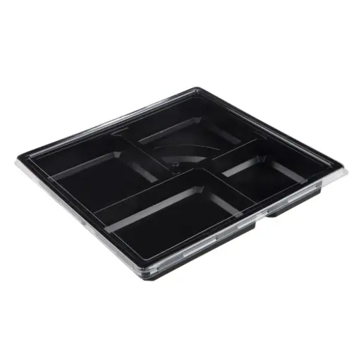 [DPP0076] 5 Compartment Disposable Bento Box (100 Sets)