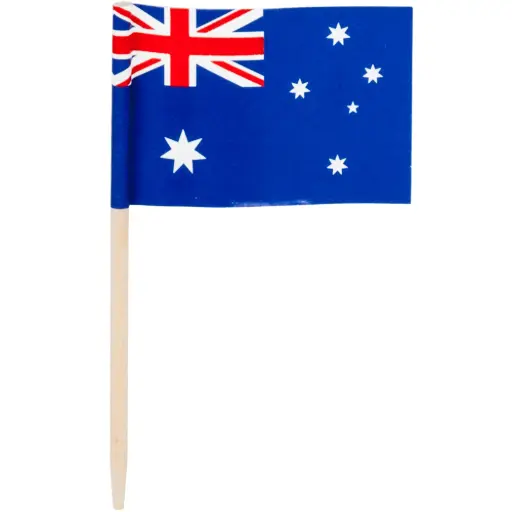 [FLG0012] Australia Flag Toothpicks (100 Pcs)