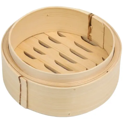 [BSB0008] Bamboo Steamer Thicken Base 6"