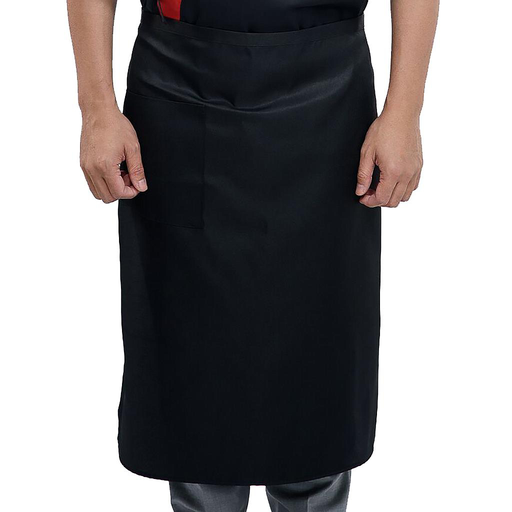 [CLH0008] Black Long Apron 65 cm