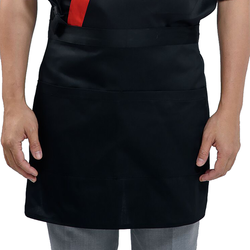 [CLH0031] Black Short Apron 40 cm