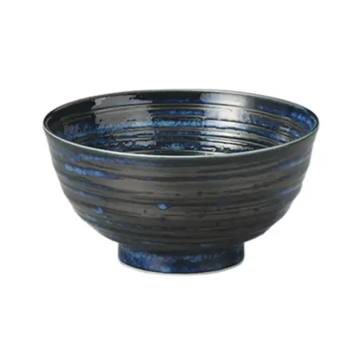 [CRJ0218] Brushed Navy Blue Bowl 6.5"
