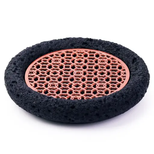 [CRM0937] Caldera Plate 6.5" (Black Meteorite)