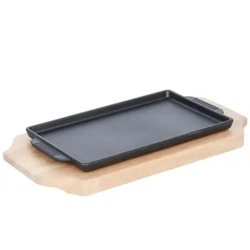 [SET0007] Cast Iron Rectangle Pan 13x21 cm