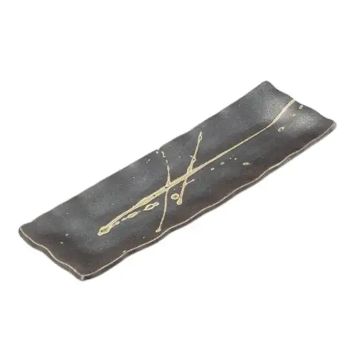[CRJ0082] Cha Ran Hake Sanma Long Plate 12.5"