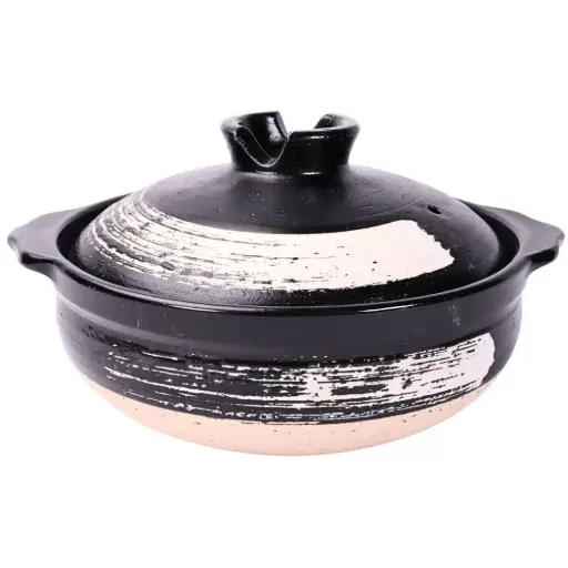 [CRM0809] หม้อดินเผาอูซูชิโอะ 21 ซม.