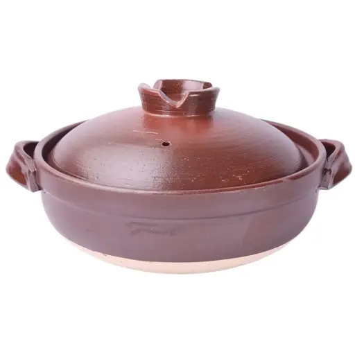 [CRM0816] 土鍋 27 cm (茶色)