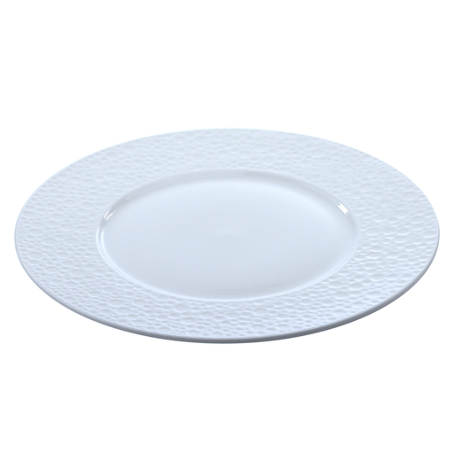 [CRM0939] Fine Dining Plate 11" (White Meteorite)