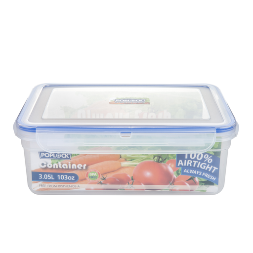 [KIT0230] 食品保存容器 3,050 ml (POPLOCK, #9125)