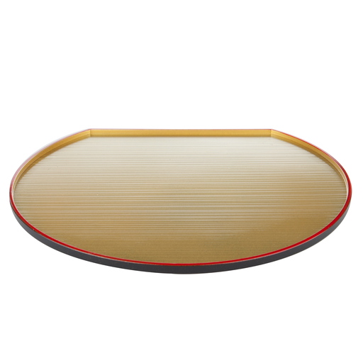 [ABS0034] Gold Half-Moon Tray 35.9x31.7 cm