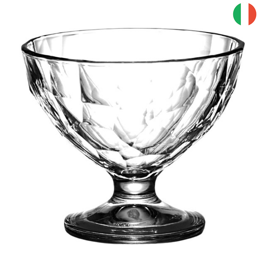 [GLS0059] Ice Cream Glass 220 ml (Diamond)