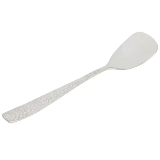 [KFS0047] アイスクリームスプーン 14.5 cm (鎚目, 18-8)