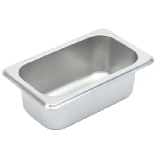 [KST0007] KAIBA Stainless Steel GN Pan 1/9-6 cm (18-8)