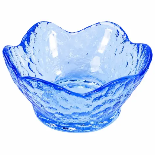 [GLS0104] Kaiseki Glass Bowl 9 cm (Blue)