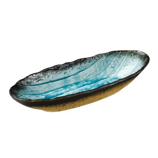 [CRJ0175] Kaze Sasuga-me Oval Bowl 11.25"
