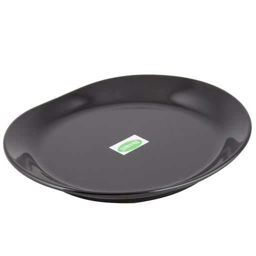 [MLM0102] Melamine Oval Plate 8" (Figures, Black, P188-8)