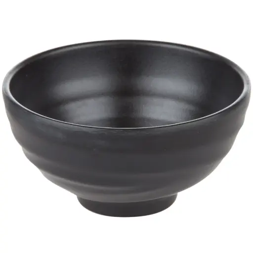 [MLM0115] Melamine Oyakodon Bowl 6.25" (Zen Series, Black)
