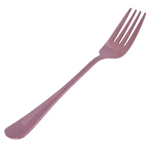 [KFS0075] ส้อมหลัก Old English สีทองชมพู 184 มม.