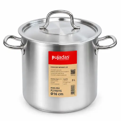 [SET0134] Pujadas Stainless Steel Stock Pot 16 cm