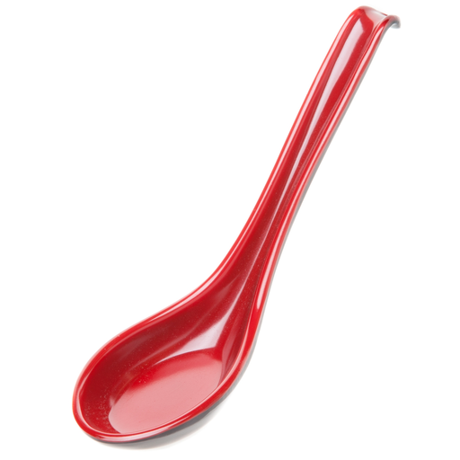 [MLM0005] Ramen Spoon (Black-Red)