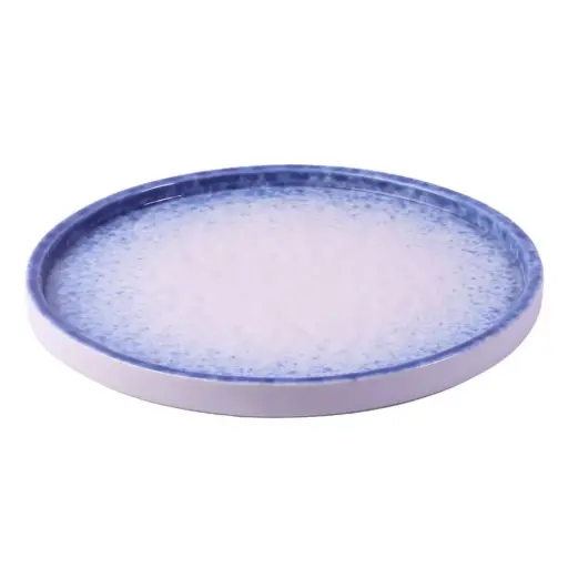 [CRM0768] Round Cafe Plate 8" (Cloud)