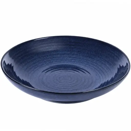 [CRM0844] Round Deep Plate 9" (Deep Blue)