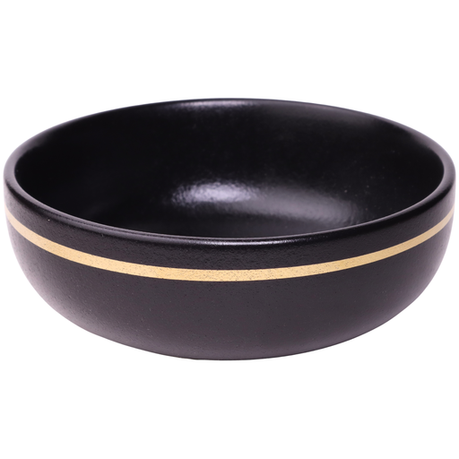 [CRM0679] Sashimi Bowl 5.5" (Gold Rim)