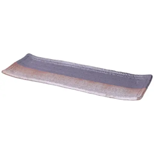 [CRJ0063] จานมากิซูชิขาวดำ 12 นิ้ว