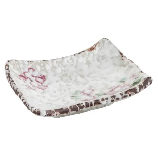 [CRM0074] Square Sauce Dish (Snow)