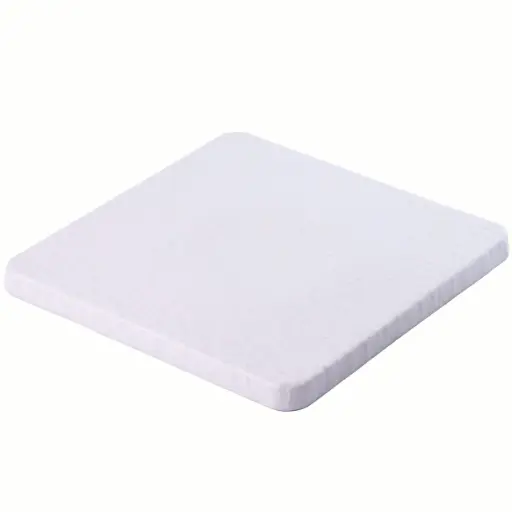 [CRM0912] Square Flat Plate 8.5" (White Stone)