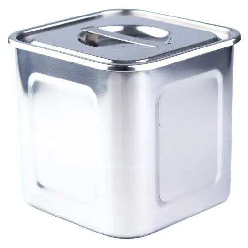 [KST0352] Stainless Steel Square Food Container 15 cm (18-8)