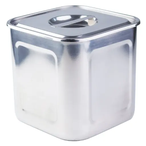 [KST0354] Stainless Steel Square Food Container 18 cm (18-8)