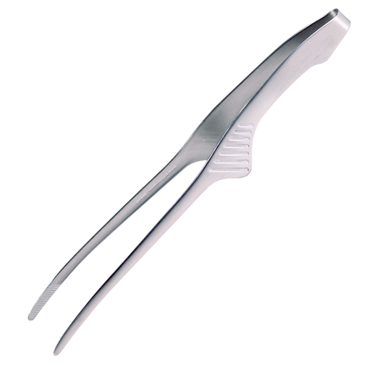 [KJP0635] Stainless Steel Yakiniku Tongs 24 cm (Japan)