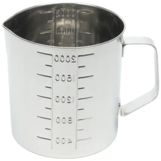 [KST0182] ステンレス計量カップ 2000 ml (18-8)