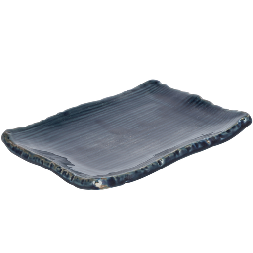 [CRM0581] Sushi Plate for 2 Pcs 6.5" (Aoi)