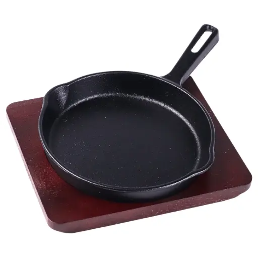 [KJP0904] กระทะร้อนวงกลม TOKIWA มีด้าม 17 ซม.
