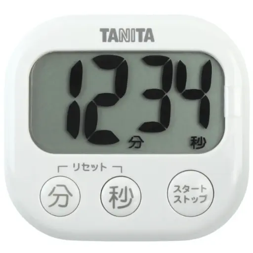[KJP0455] タニタ でか見えタイマー (ホワイト)
