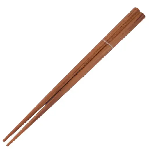 [WOD0102] 八角箸 23 cm (チーク)