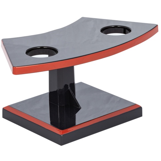 [ABS0047] ขาตั้งเตมากิ 2 ช่อง ABS ดำแดง