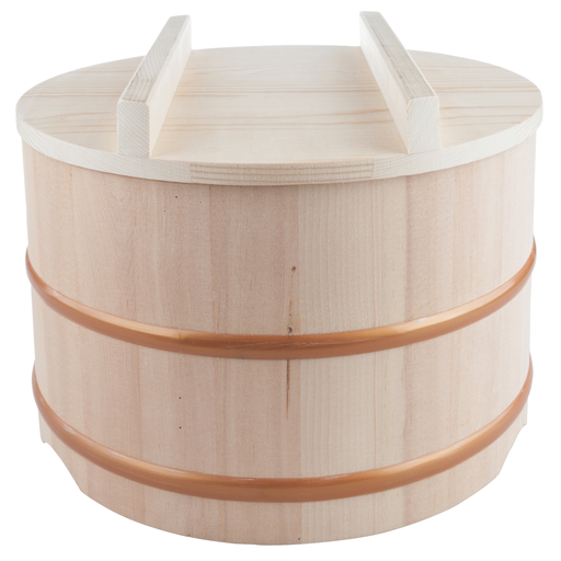[SET0025] Wooden Edobitsu Rice Jar Set 12" (30 cm) 