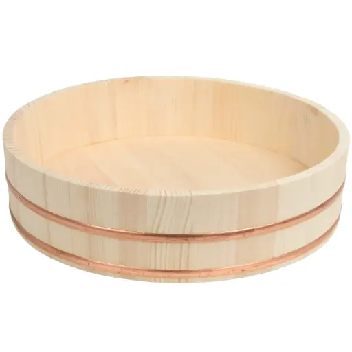 [KWD0002] Wooden Rice Mixing Tub 36 cm