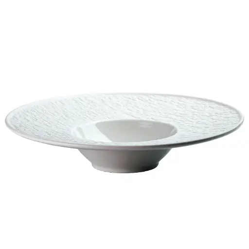 [CRM0920] Round Soup Plate 11" (White Stone)