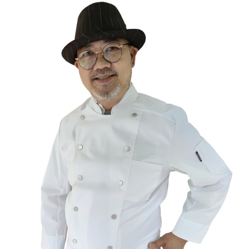 [CLH0056] Long-Sleeve Chef Jacket 3XL (White)